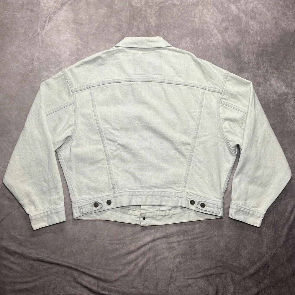 Vintage Levi's Jacket Men's Medium 70598 4803 Light Wash Oversized Made USA 90s